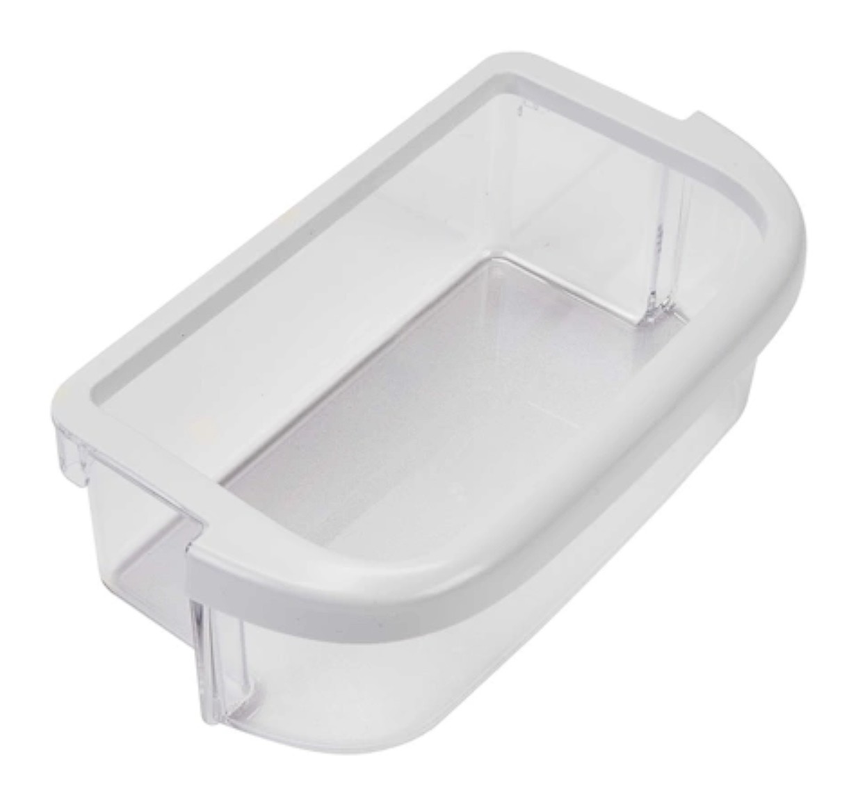 WPW10351081 - Genuine OEM Whirlpool Refrigerator Door Shelf Bin, Clear/White